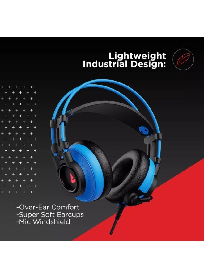 boAt Immortal IM200 7.1 USB RGB Gaming Headset - Cmedia Audio Chipset 50mm Drivers - ENx Microphone - Software Support - Image 5